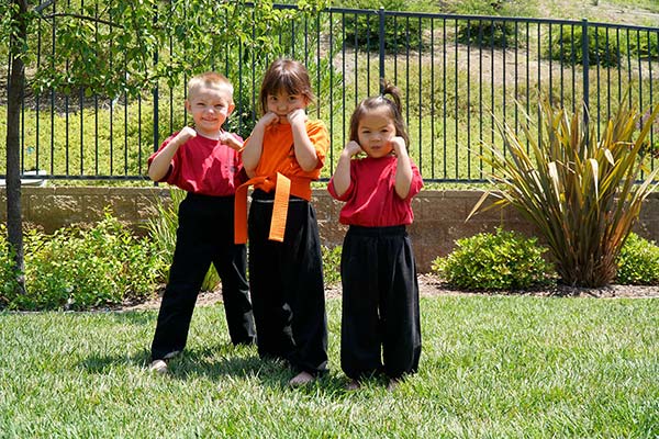 Pee Wees enjoying the sun
